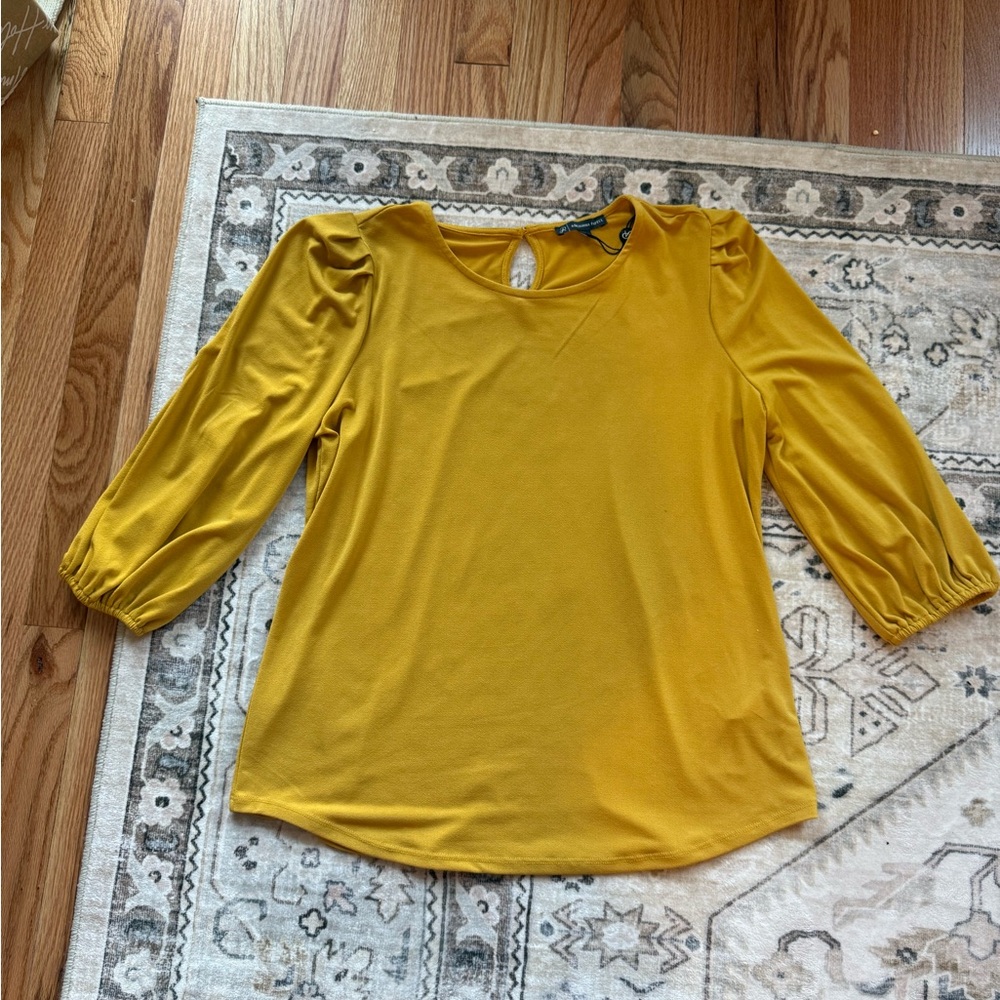 Women's Mustard Yellow Top